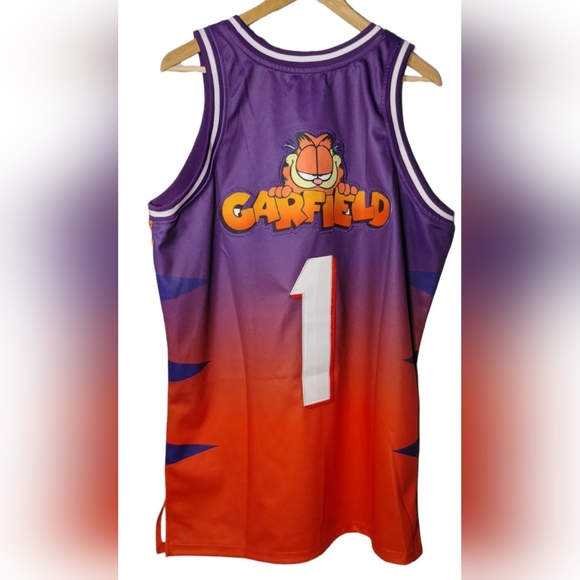 Garfield Phoenix Suns Headgear Classics Embroid Nostalgia Basketball Jersey XL - Picture 2 of 4